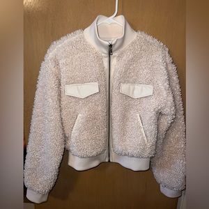 Sherpa bomber jacket